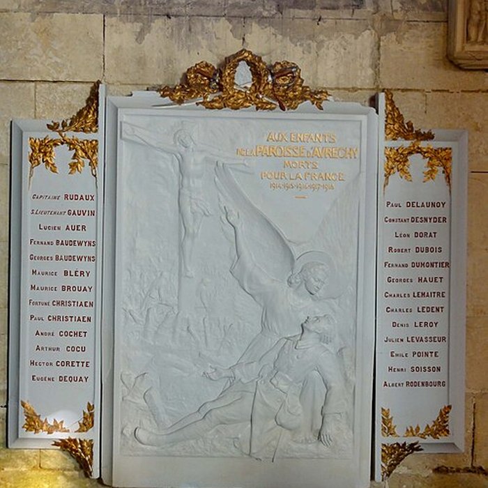 Photo de Bas-relief sculpté à la mémoire des soldats du 363e Régiment dInfanterie