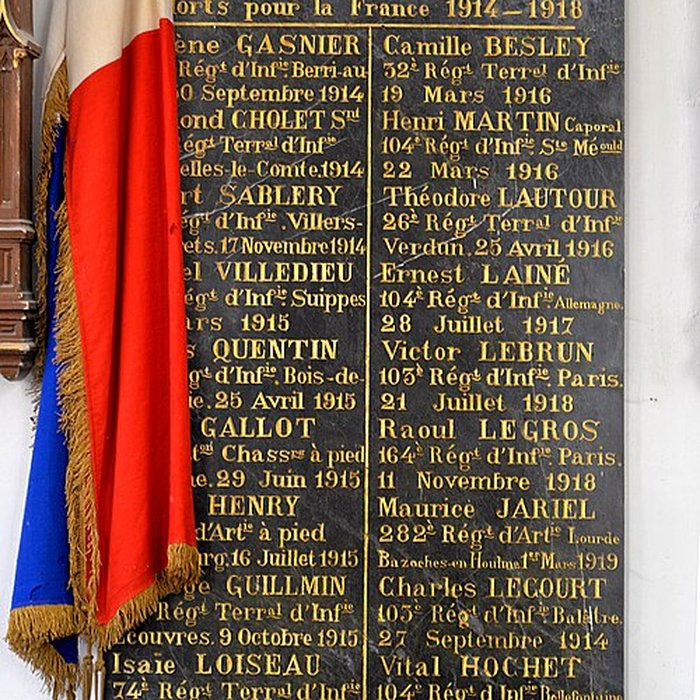 Photo de Bas-relief sculpté à la mémoire des soldats du 363e Régiment dInfanterie