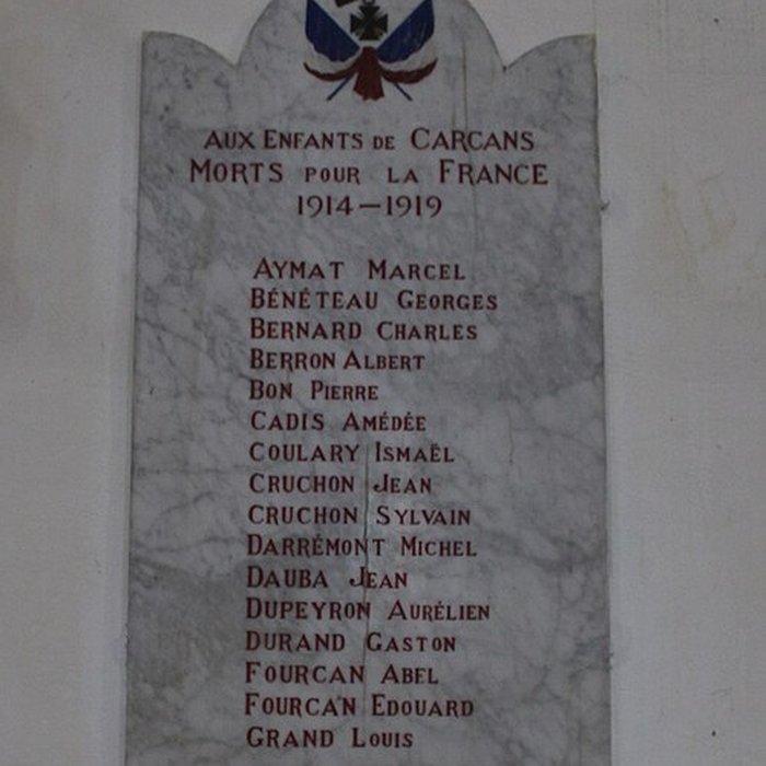 Photo de Bas-relief sculpté à la mémoire des soldats du 363e Régiment dInfanterie