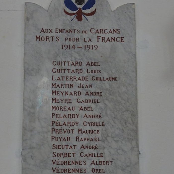 Photo de Bas-relief sculpté à la mémoire des soldats du 363e Régiment dInfanterie