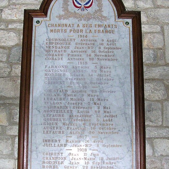 Photo de Bas-relief sculpté à la mémoire des soldats du 363e Régiment dInfanterie
