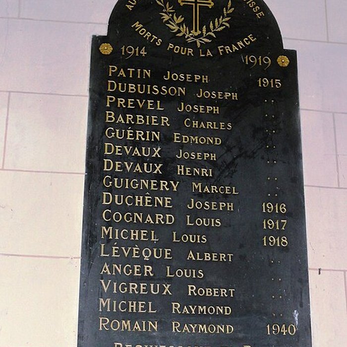 Photo de Bas-relief sculpté à la mémoire des soldats du 363e Régiment dInfanterie