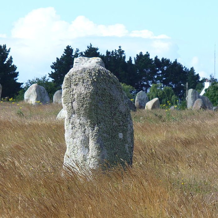 Photo de Six menhirs de lenceinte du Ménec