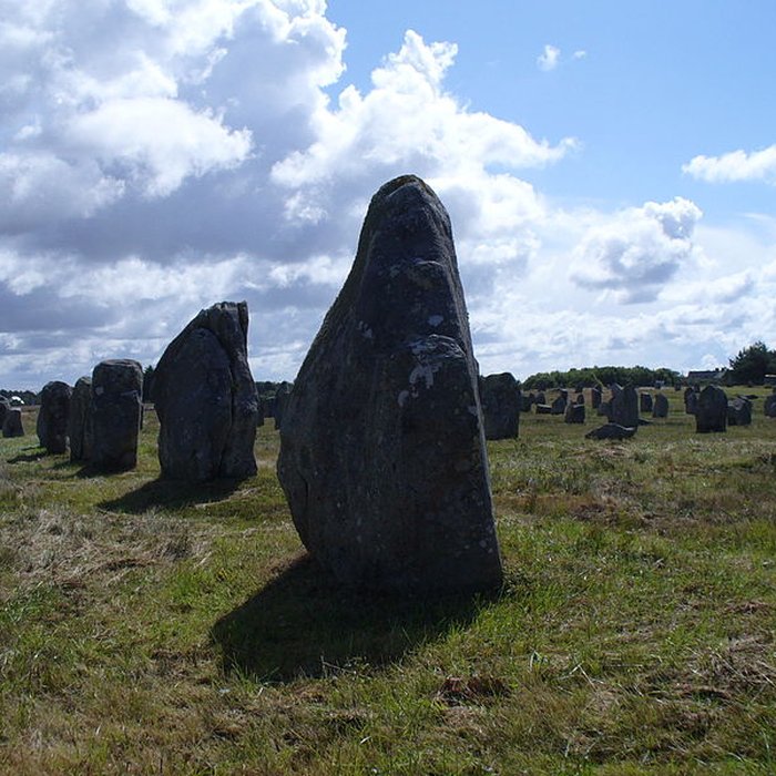 Photo de Six menhirs de lenceinte du Ménec