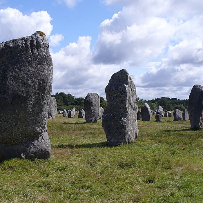 Photo de Six menhirs de lenceinte du Ménec