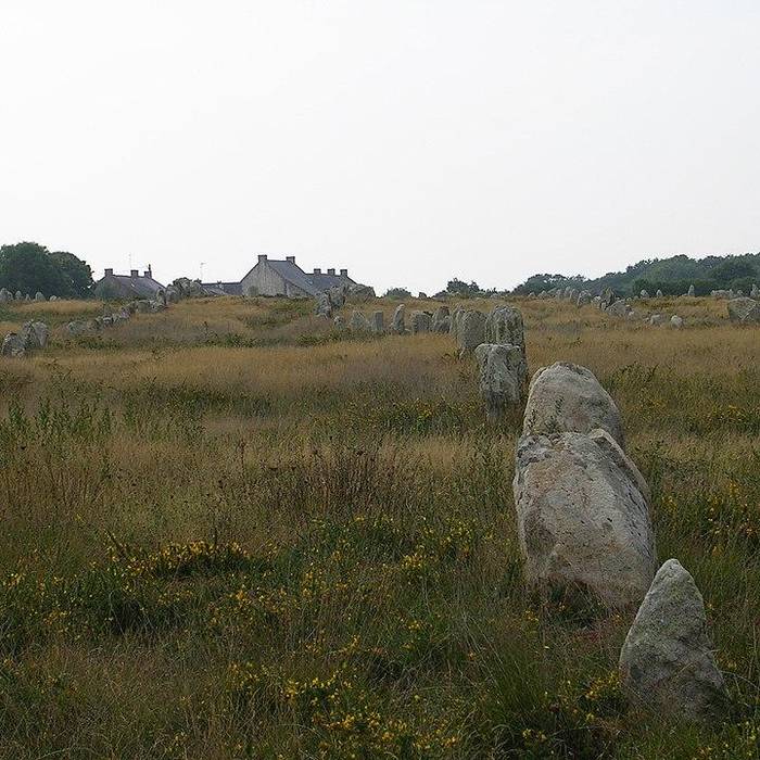 Photo de Six menhirs de lenceinte du Ménec