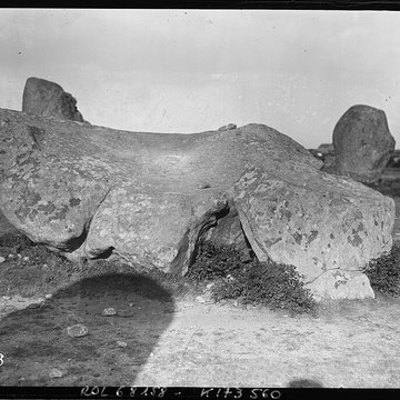 Six menhirs de lenceinte du Ménec