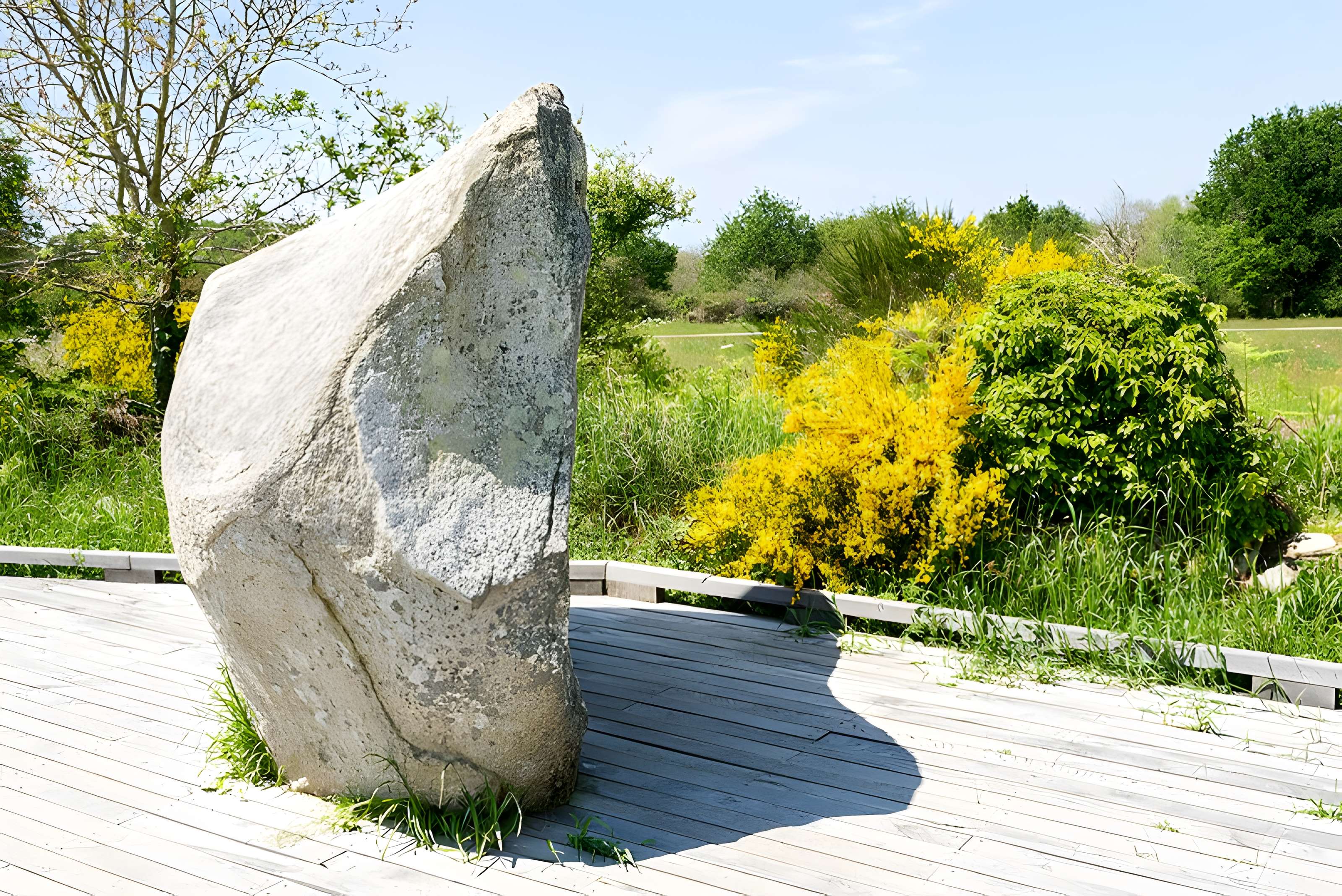 Six menhirs de l'enceinte du Ménec