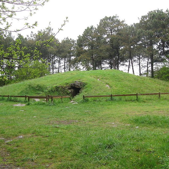 Photo de Allée couverte sous tumulus, dolmen du Rocher