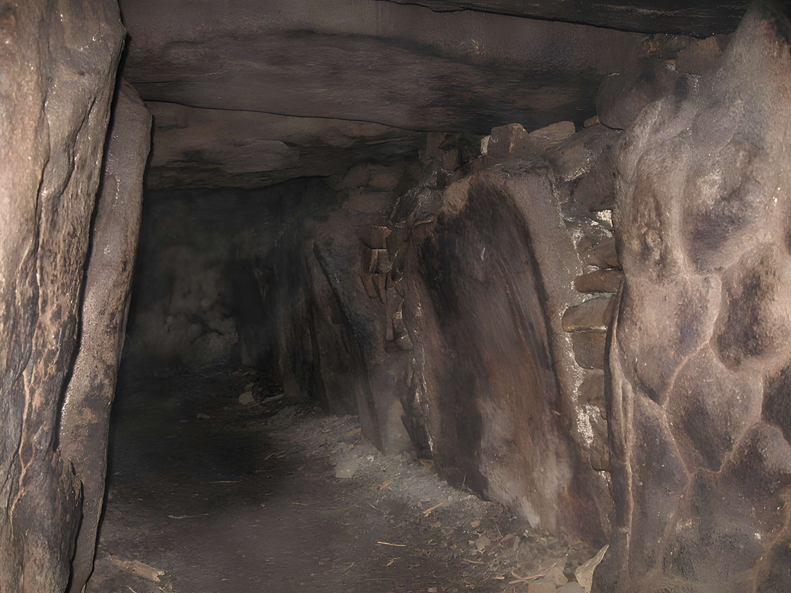 Allée couverte sous tumulus, dolmen du Rocher