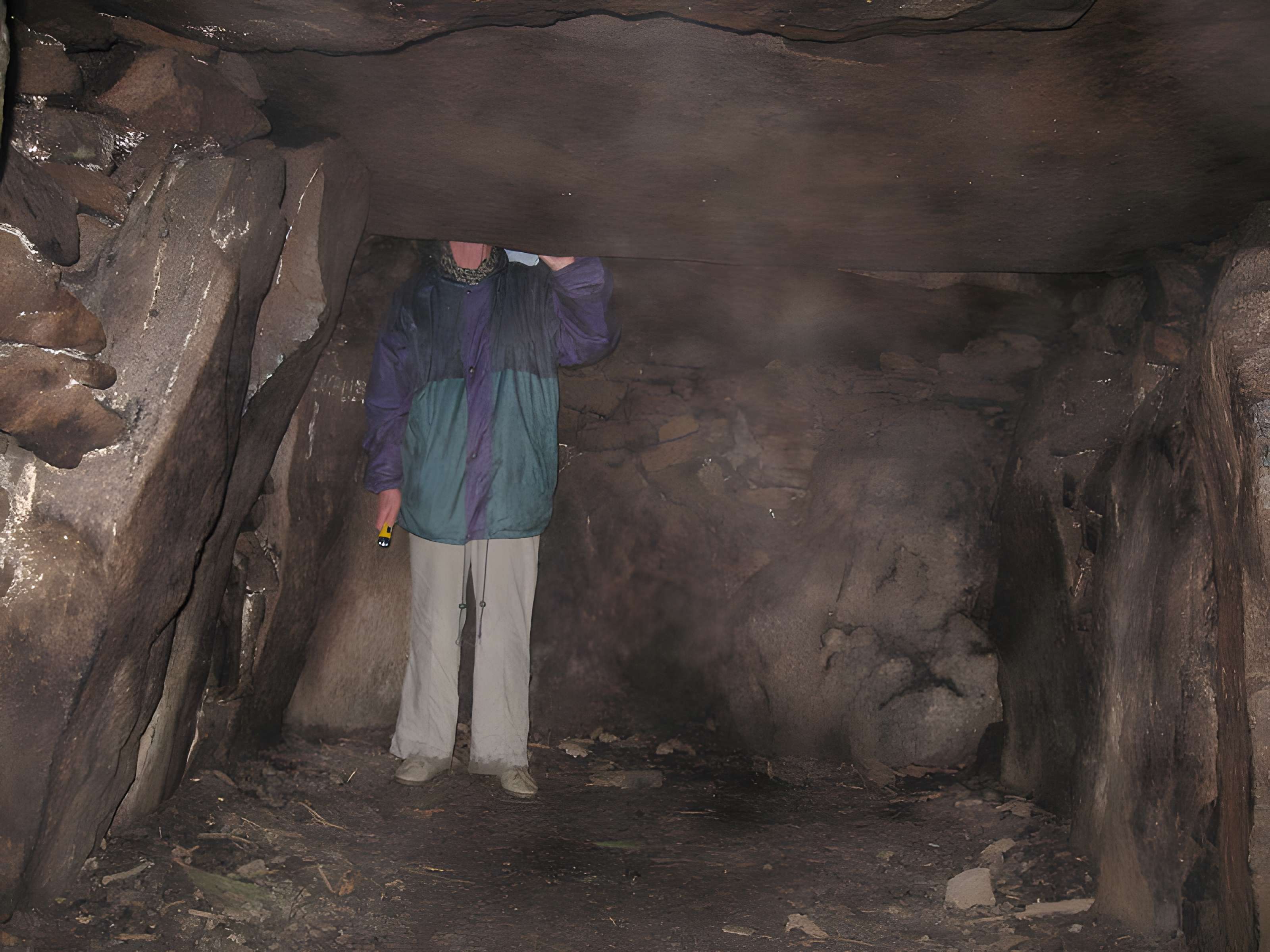 Allée couverte sous tumulus, dolmen du Rocher