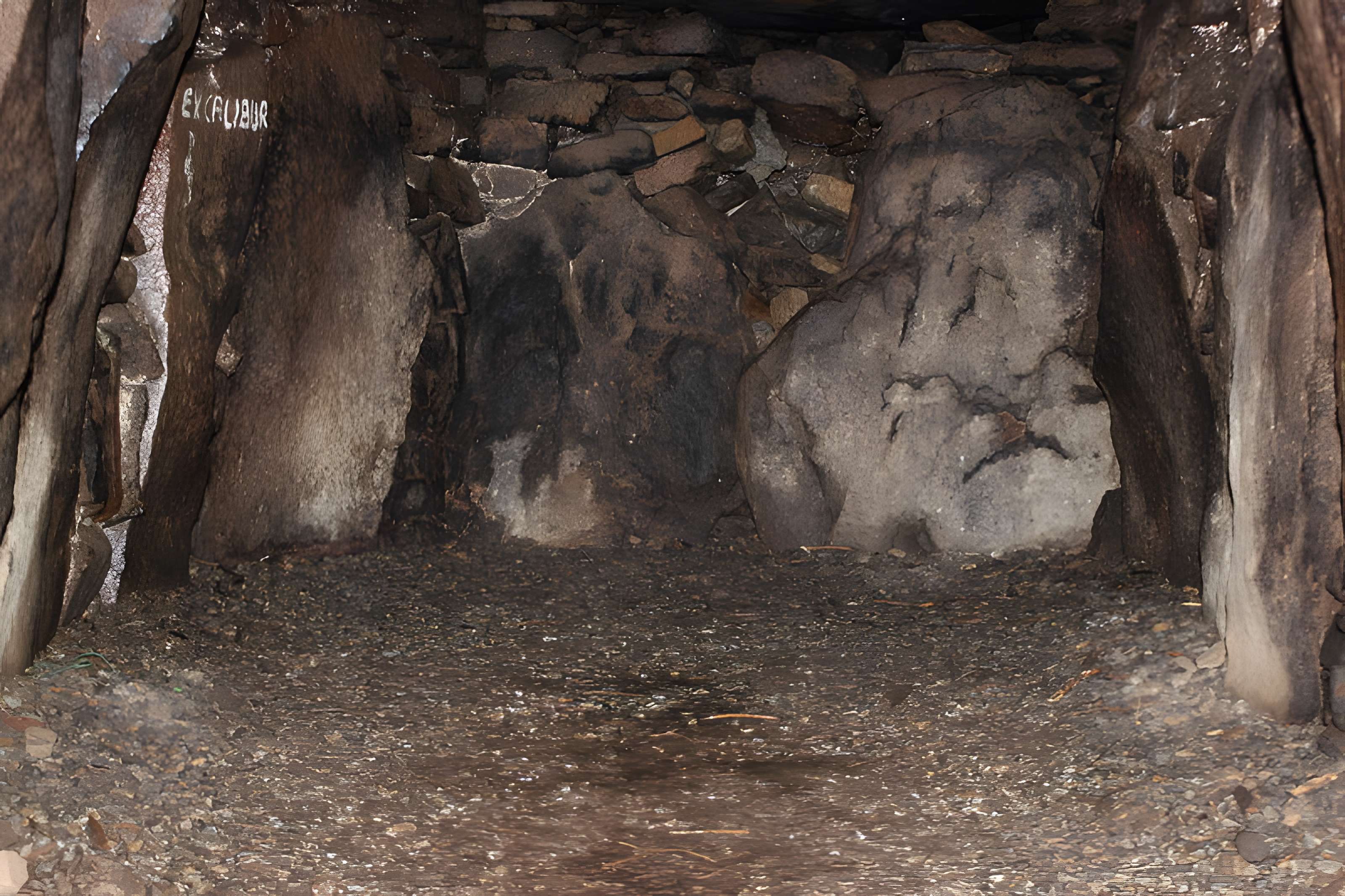 Allée couverte sous tumulus, dolmen du Rocher