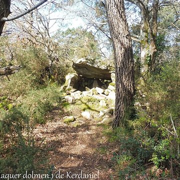 Dolmen à galerie dans la base dun tumulus circulaire
