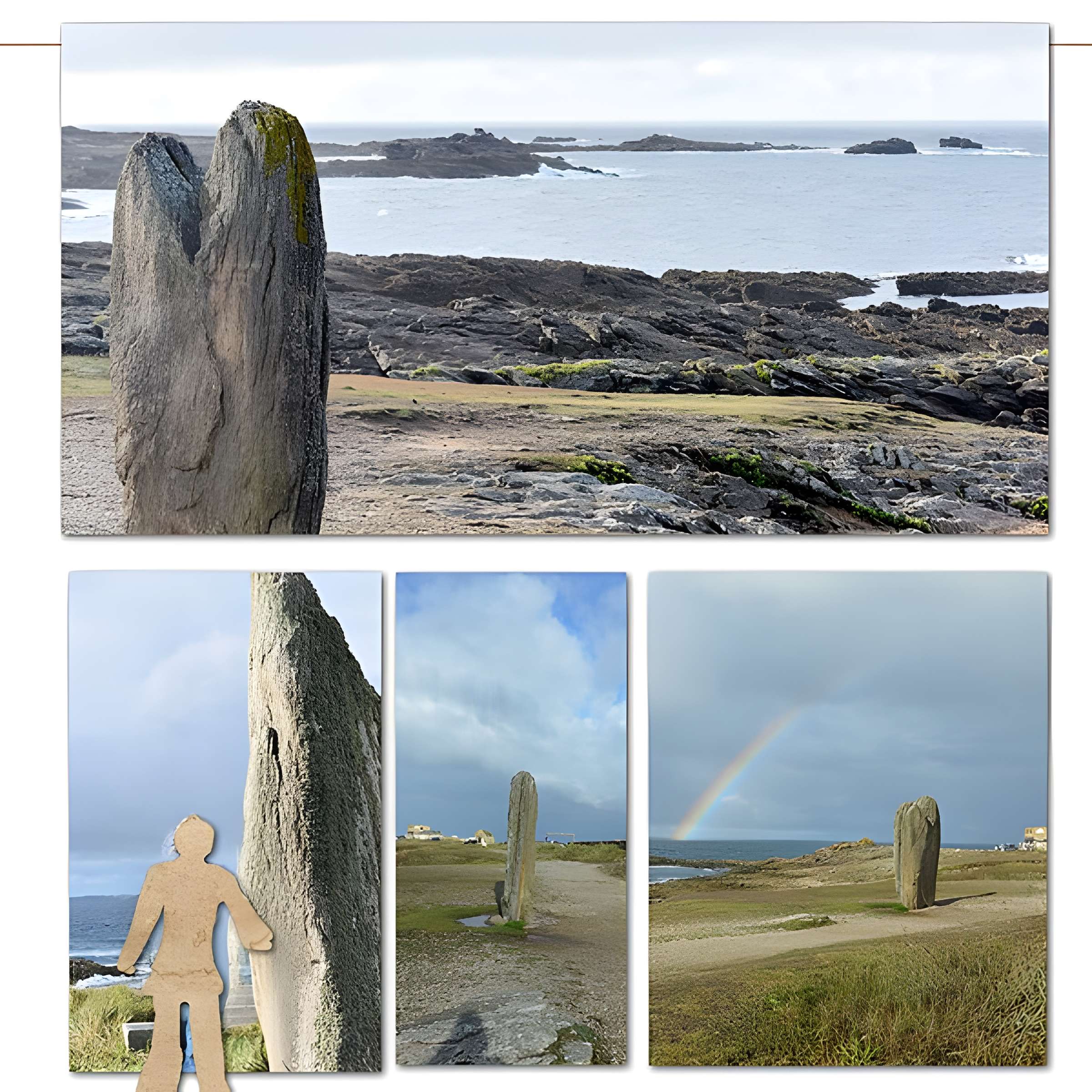 Deux menhirs couchés