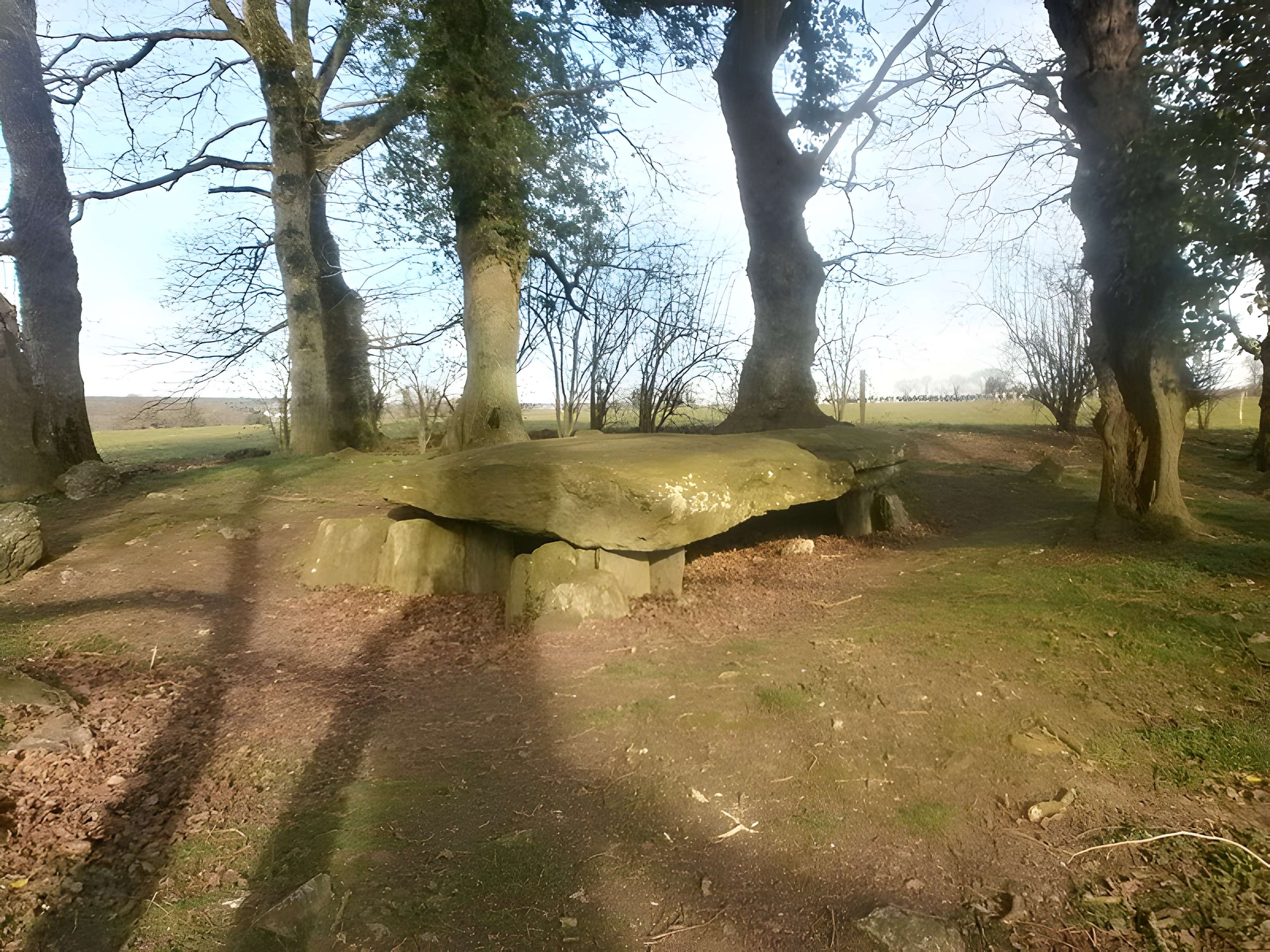 Tumulus avec dolmen