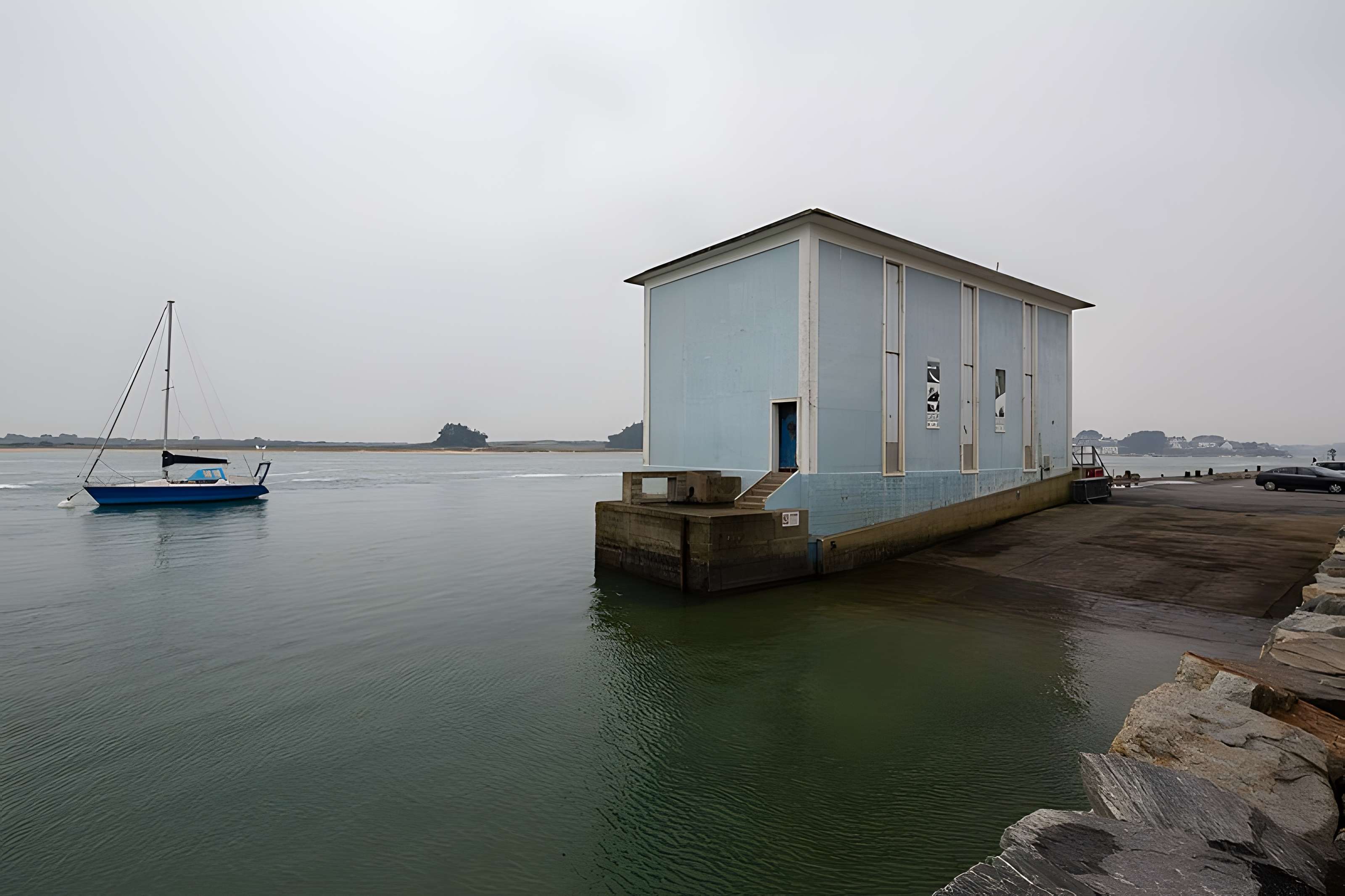 Station de sauvetage en mer de la commune d'Etel, sise dans l'extrémité sud du quai sur la rivière d'Etel
