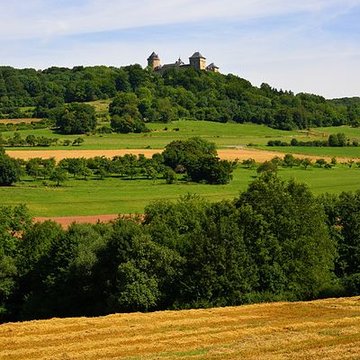 Ruines du château de Mensberg, dit aussi château de Malbrouck