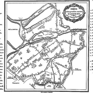 Vestiges de lenceinte du Moyen-Age