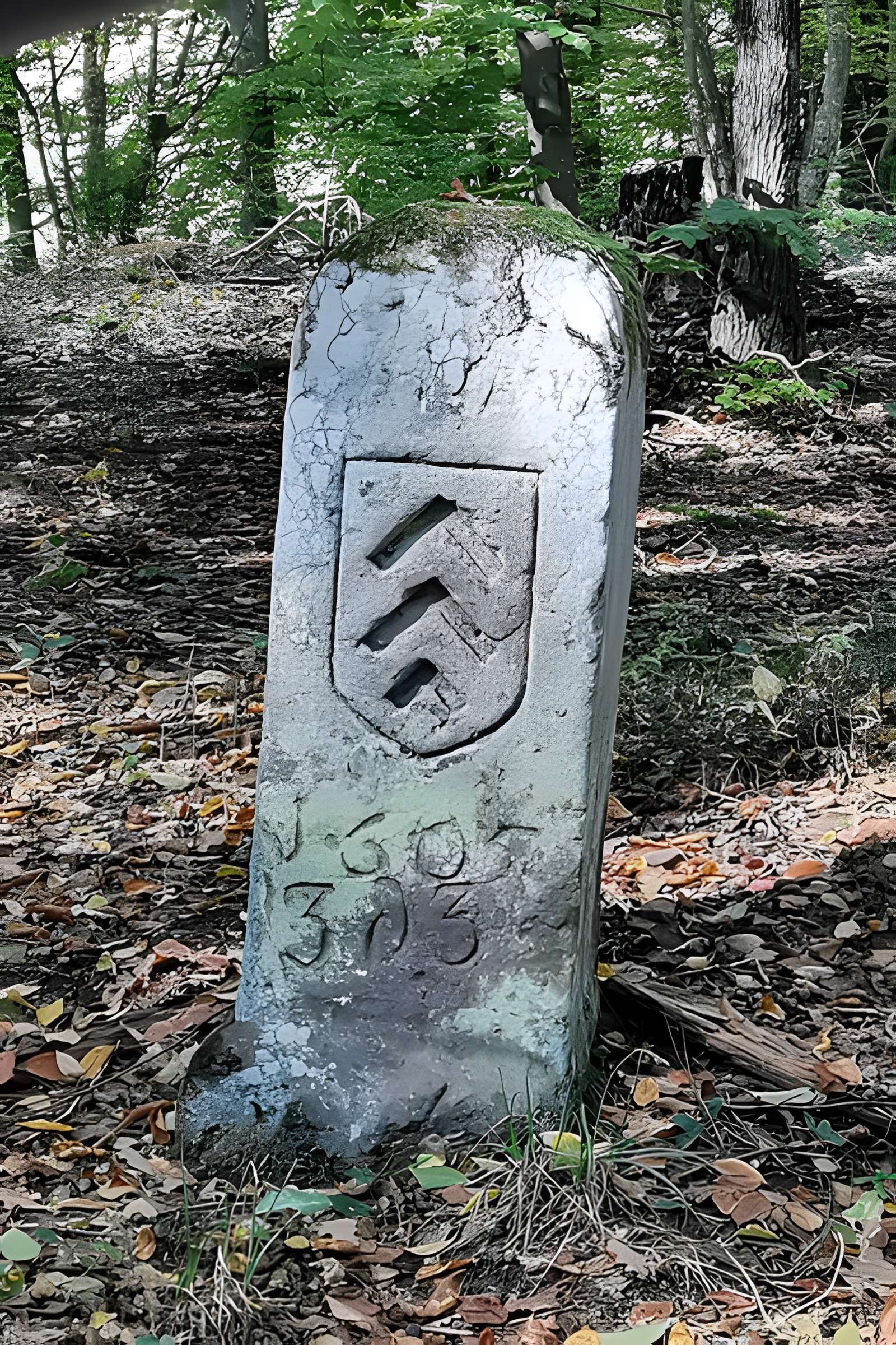 Anciennes bornes frontières des bans de Philippsbourg et d'Eguelshardt