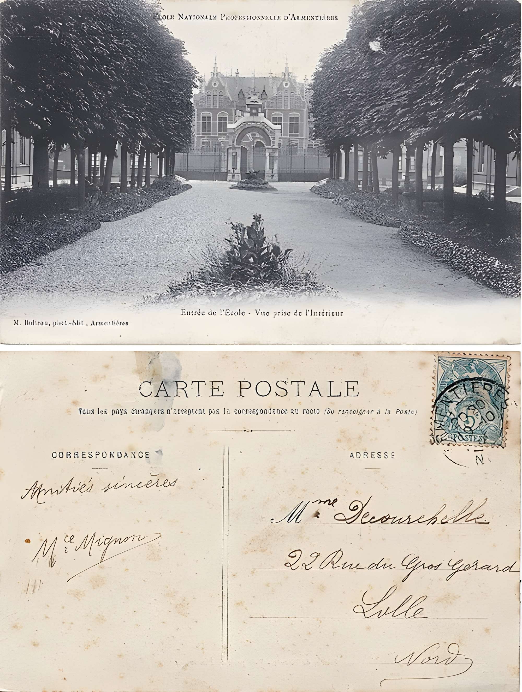 Ancienne école nationale professionnelle, actuel lycée Gustave Eiffel