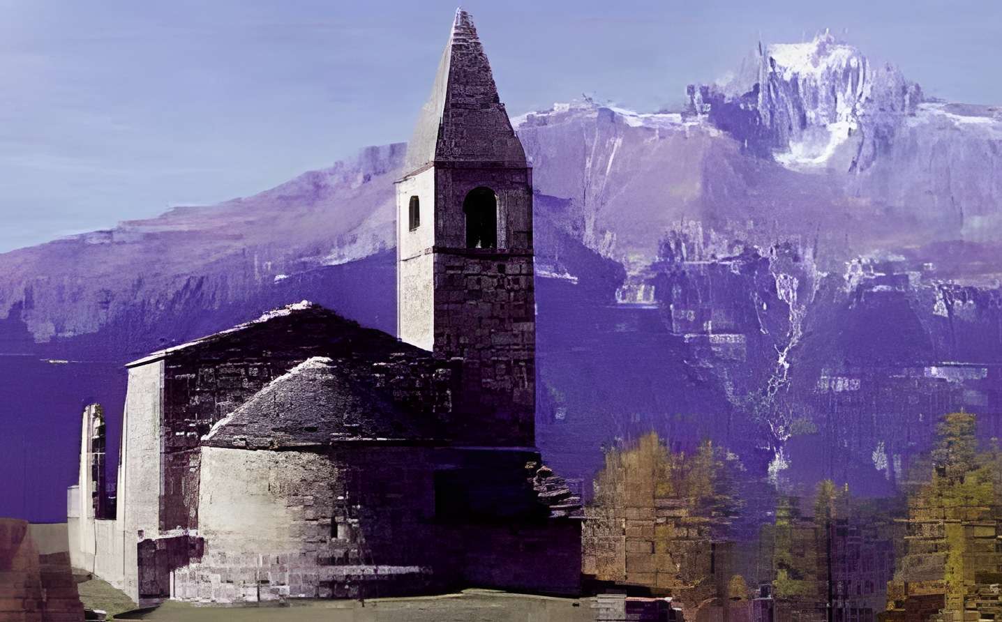 Eglise Saint-Pierre d'Extravache (ruines)