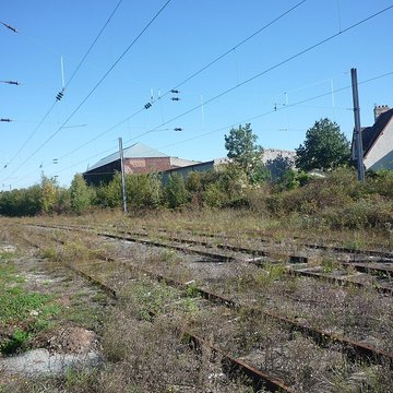 Gare de Bouchain et sa halle ferroviaire
