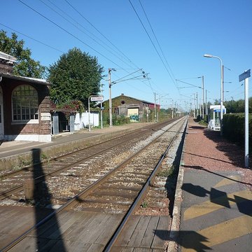Gare de Bouchain et sa halle ferroviaire