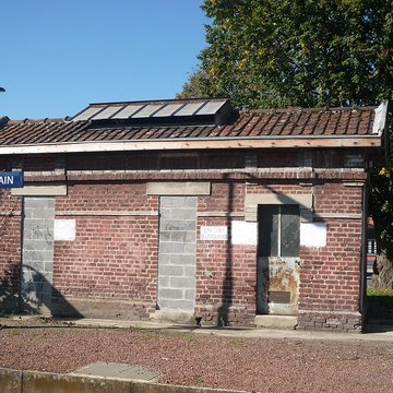 Gare de Bouchain et sa halle ferroviaire