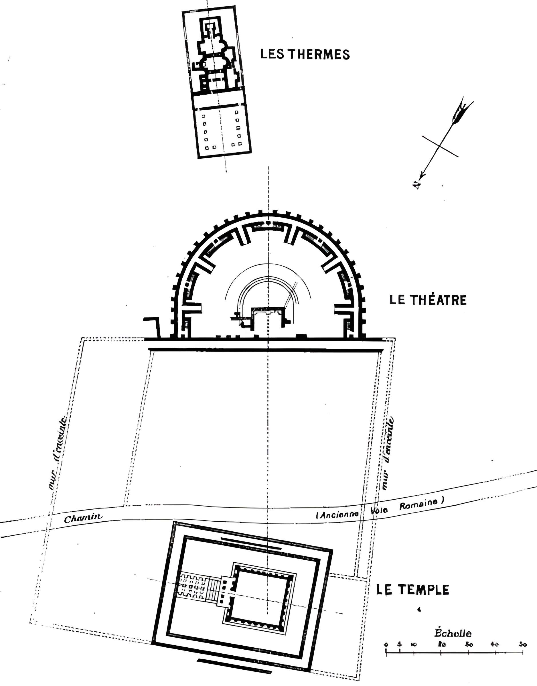 Ruines gallo-romaines de Champlieu