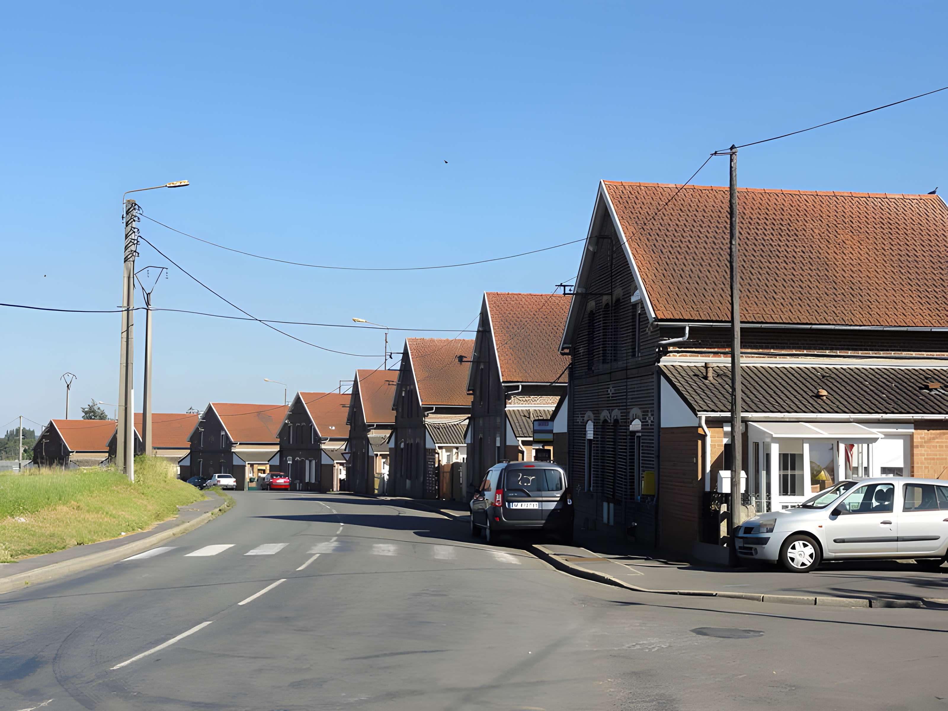 Fosse n° 7 de la compagnie des mines de Vicoigne-Noeux-Drocourt et du groupe de Béthune des Houillères du Bassin du Nord et du Pas-de-Calais