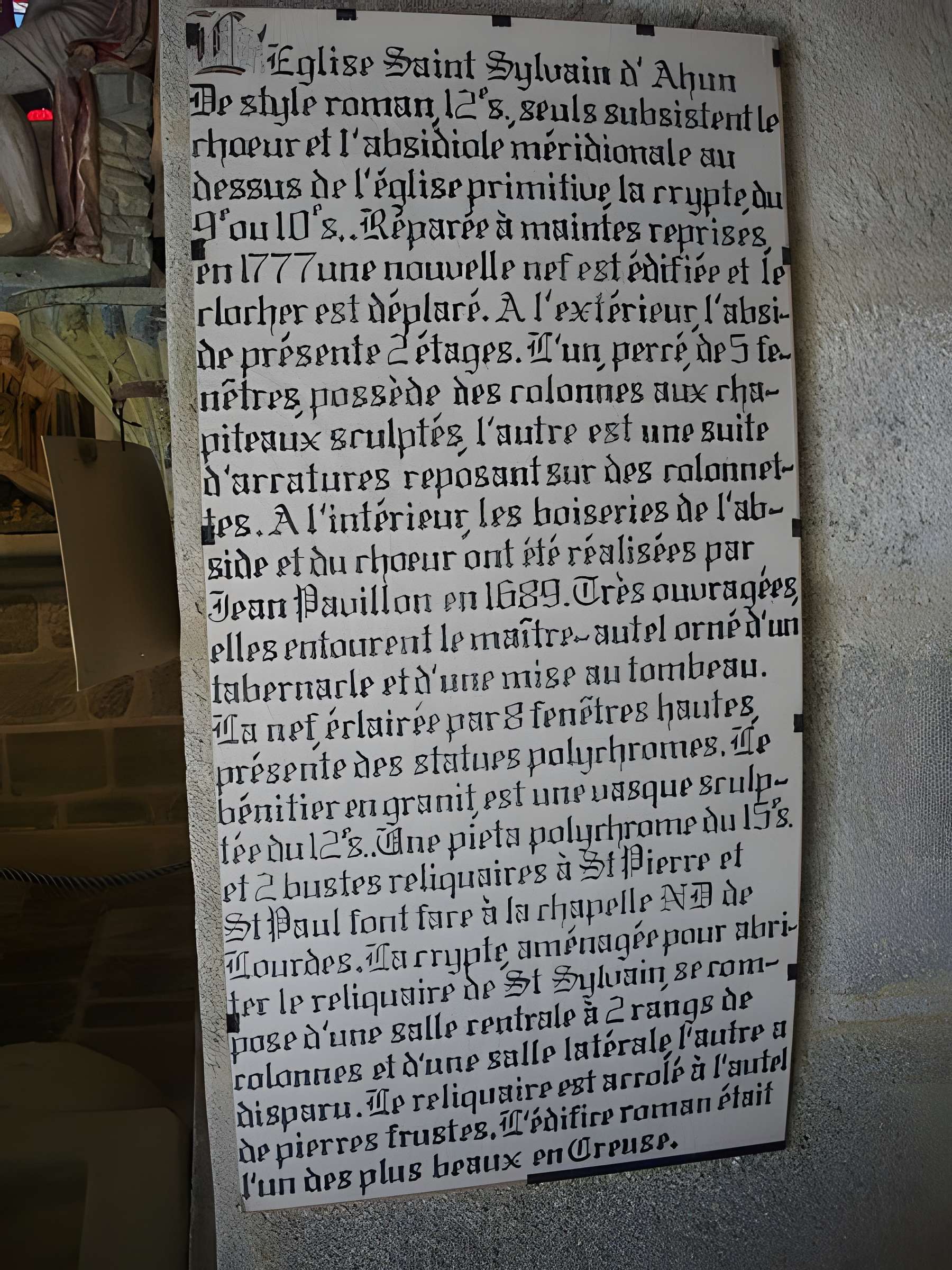 Église Saint-Sylvain d'Ahun