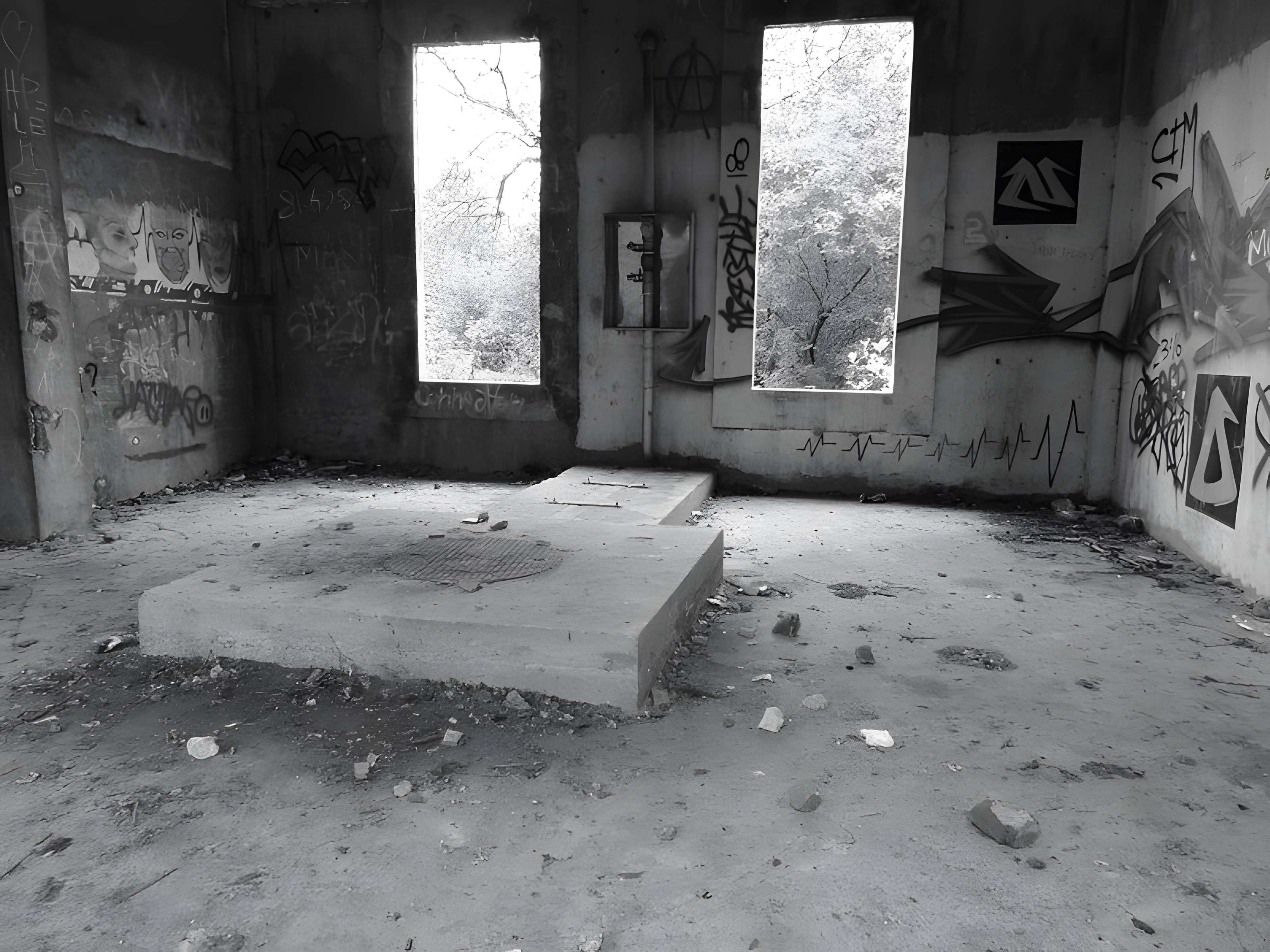 Chevalement de la fosse n° 13bis dite  Félix Bollaert