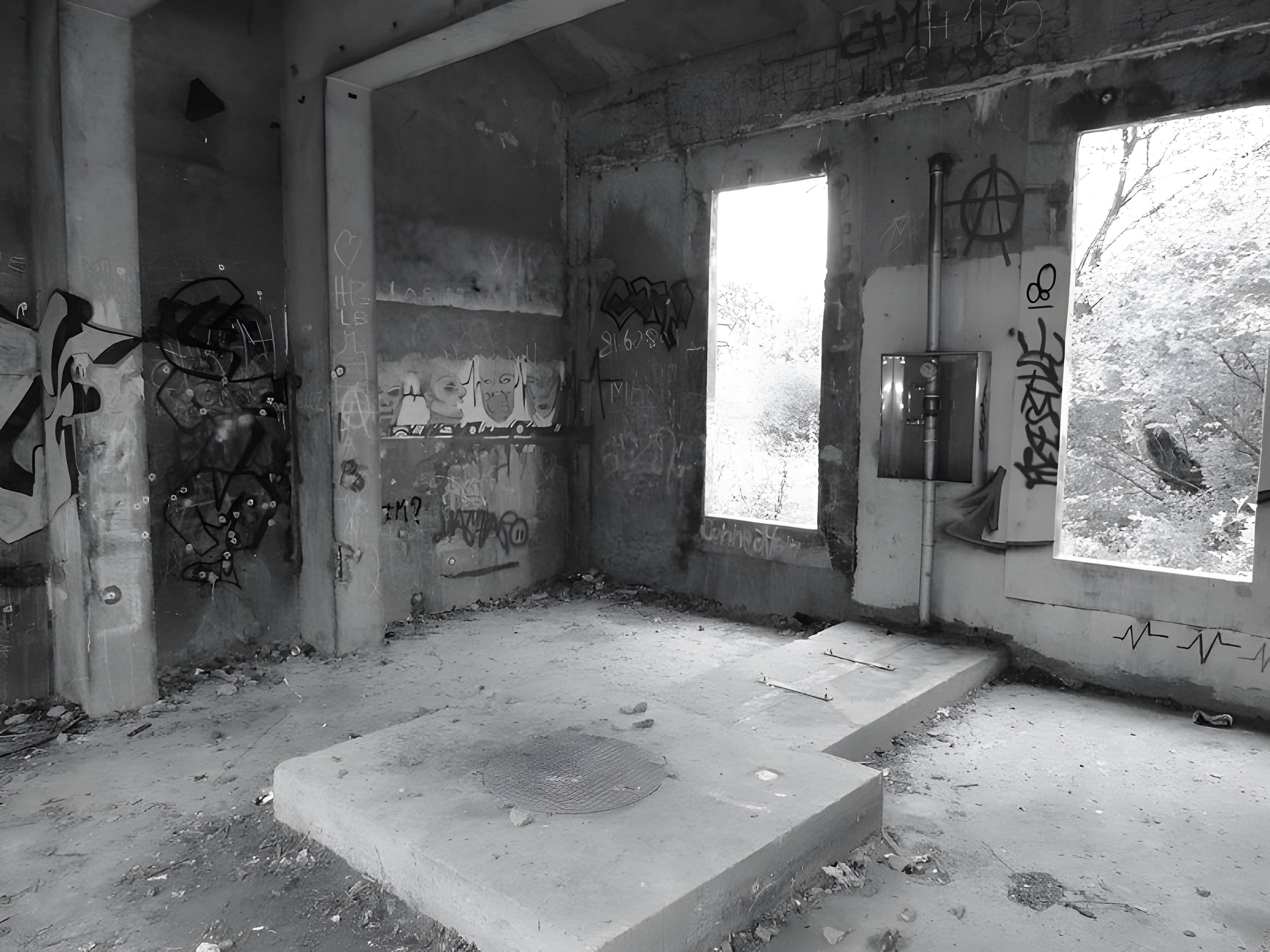 Chevalement de la fosse n° 13bis dite  Félix Bollaert