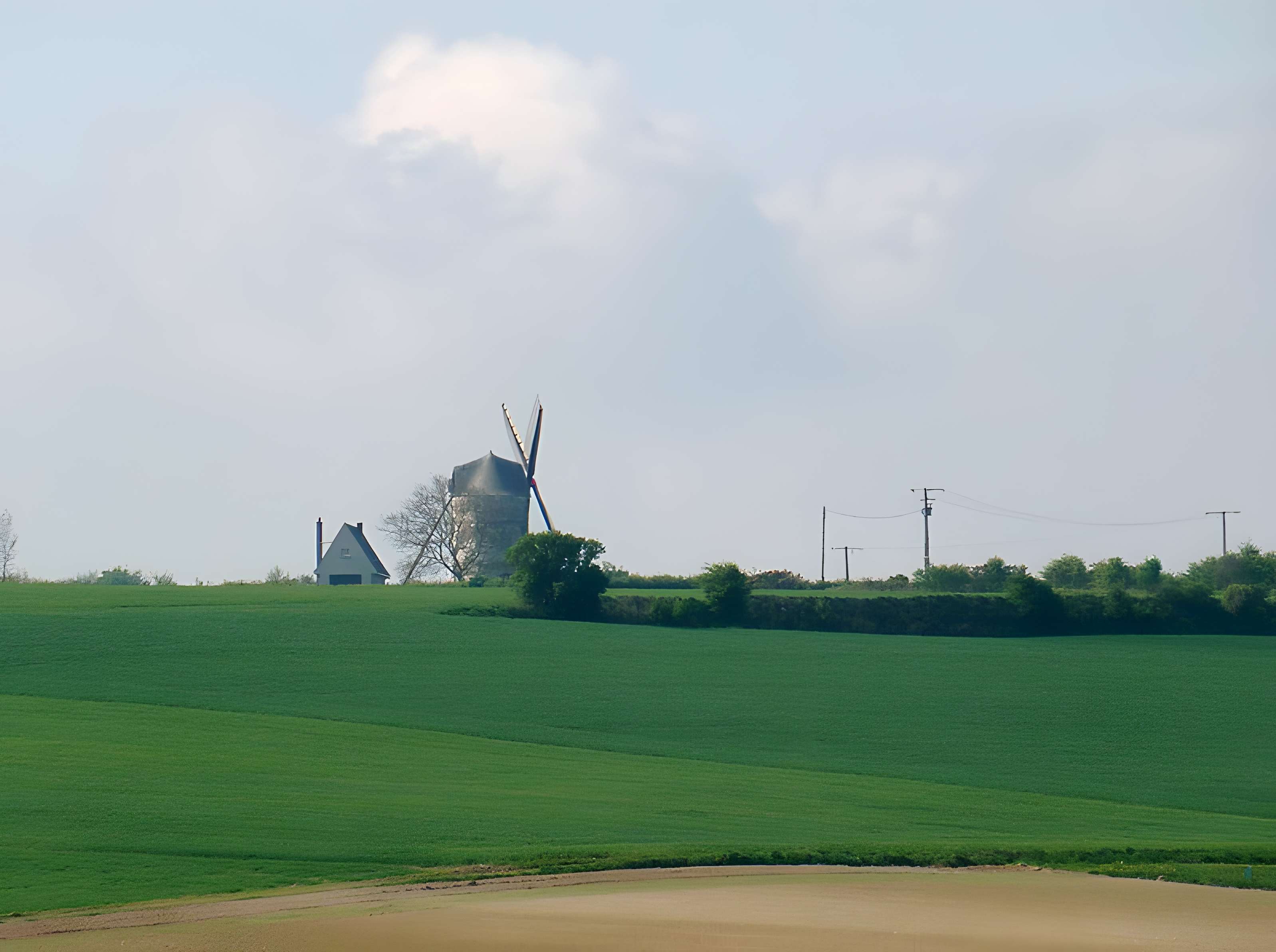 Moulin à vent dit Moulin d'Achille