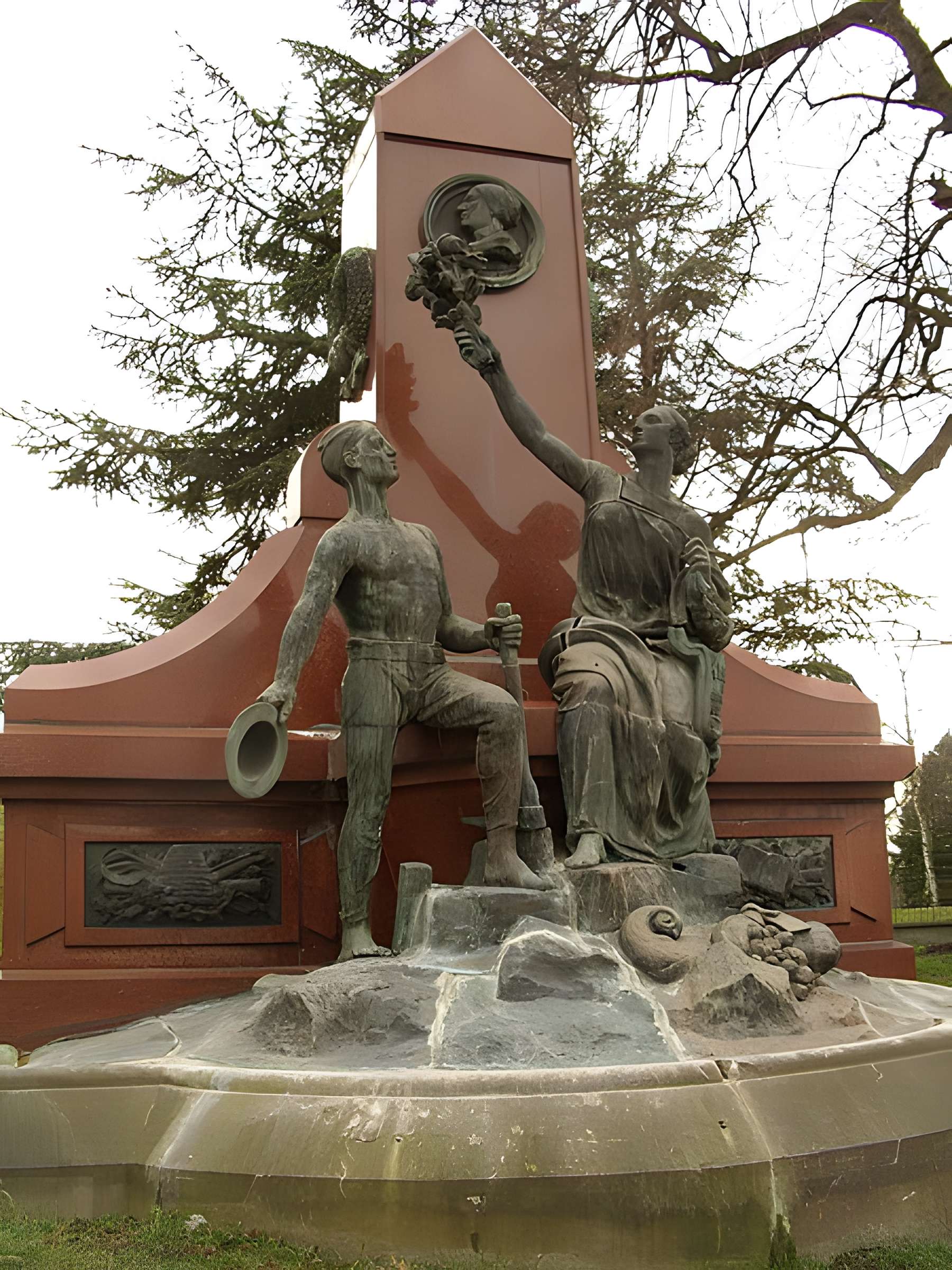 Monument à madame Declercq dit de la Découverte du Charbon