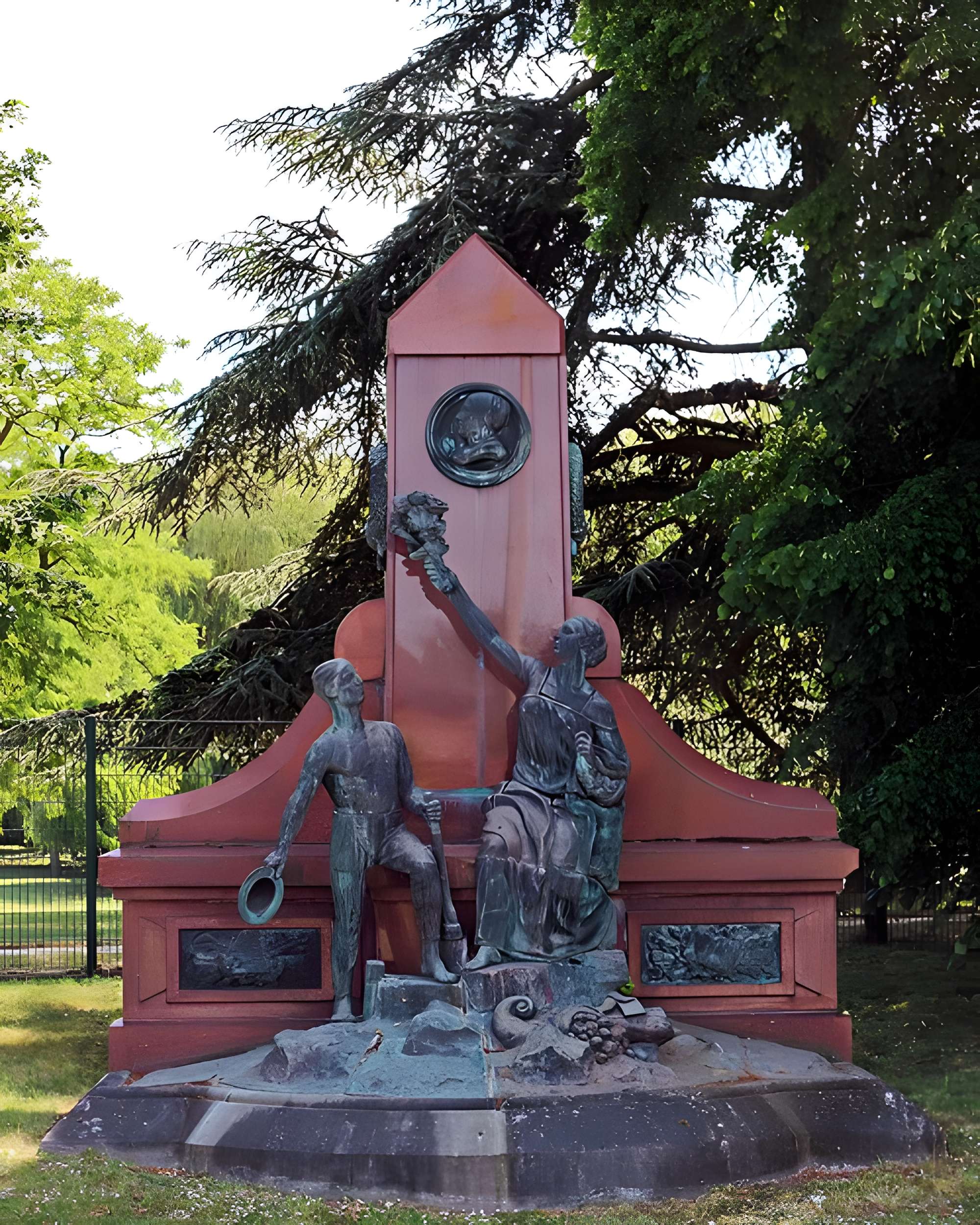 Monument à madame Declercq dit de la Découverte du Charbon