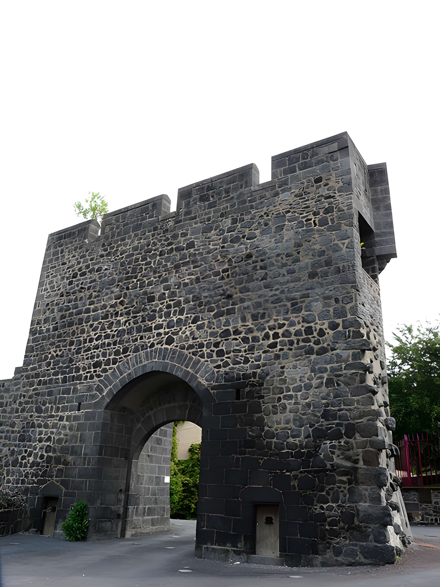 Restes de l'enceinte de la ville