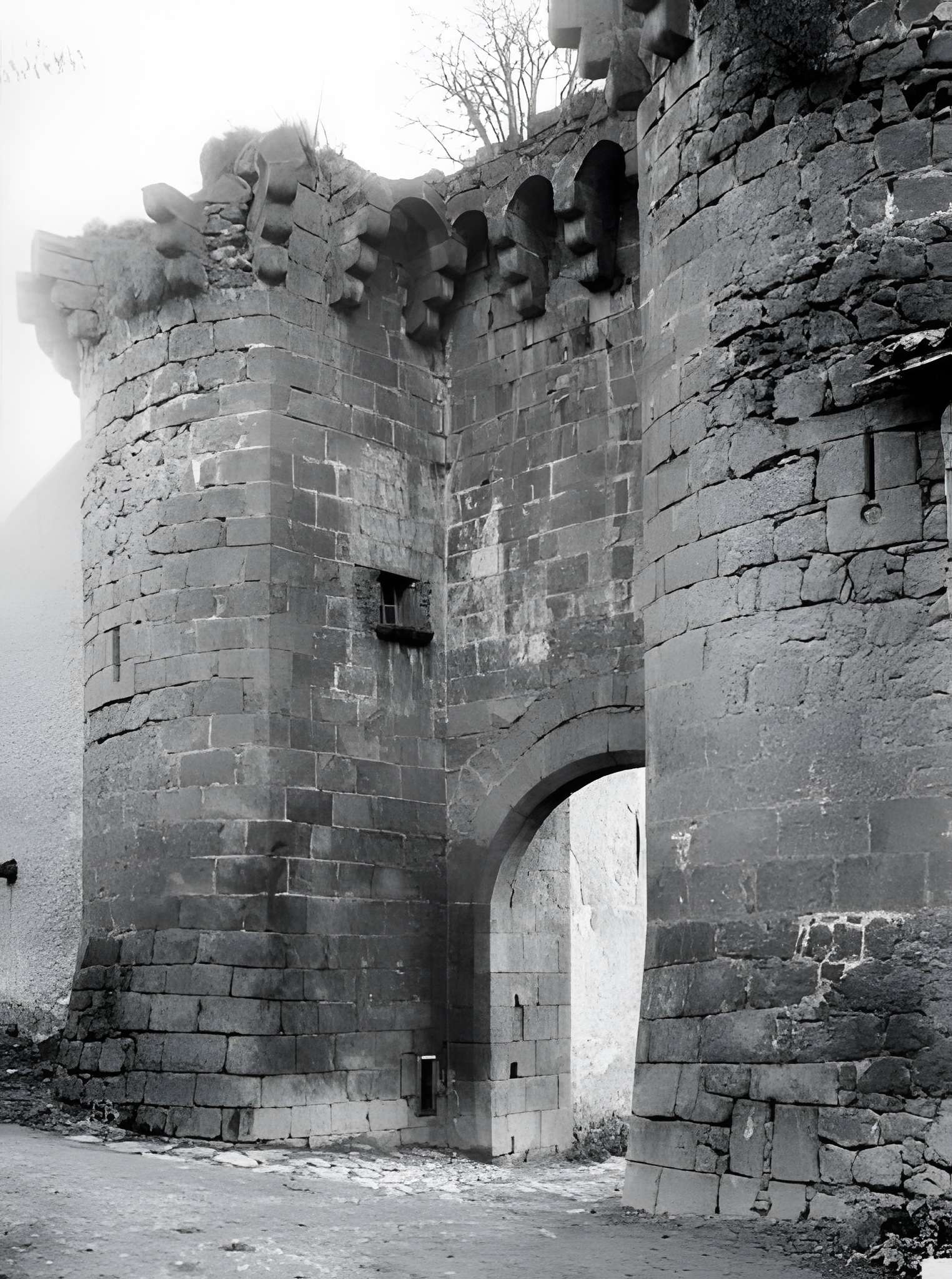 Restes de l'enceinte de la ville