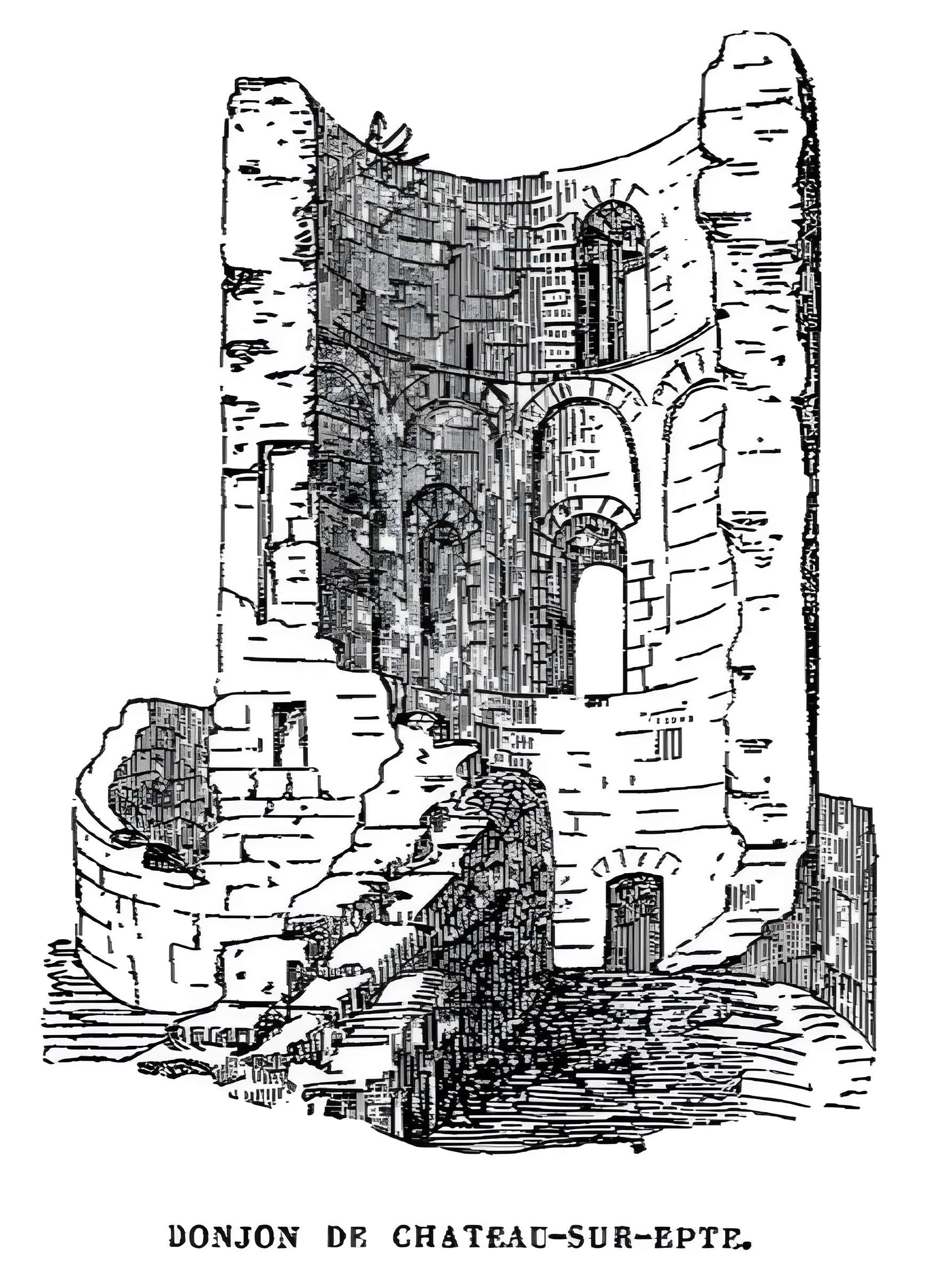 Ensemble castral de Château-sur-Epte