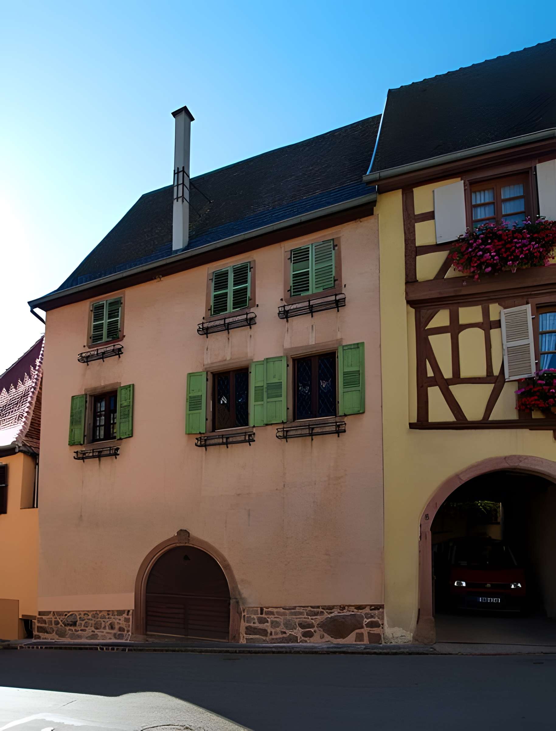 Ferme de vigneron de Gueberschwihr 