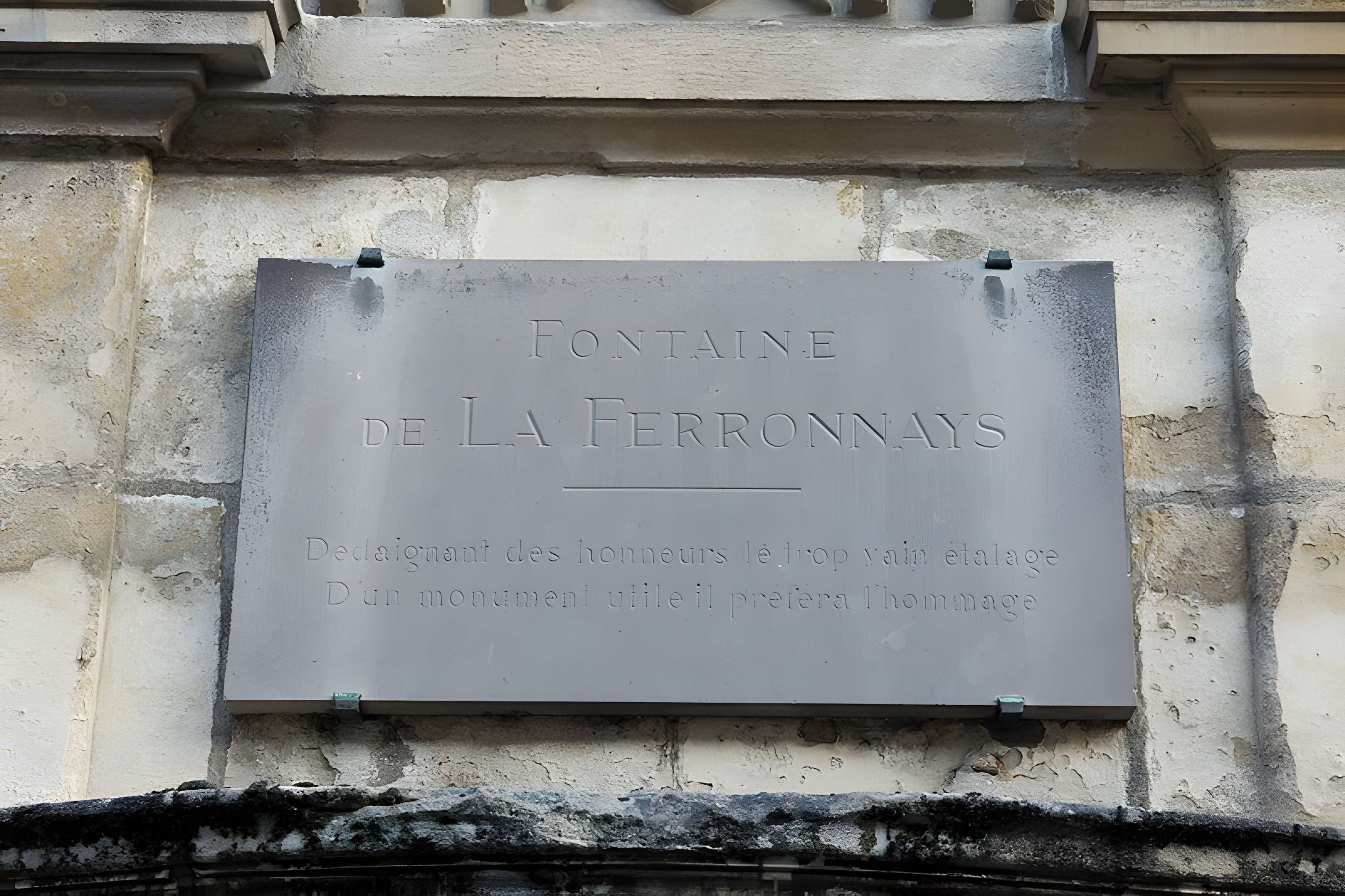 Fontaine de La Ferronnays à Lisieux
