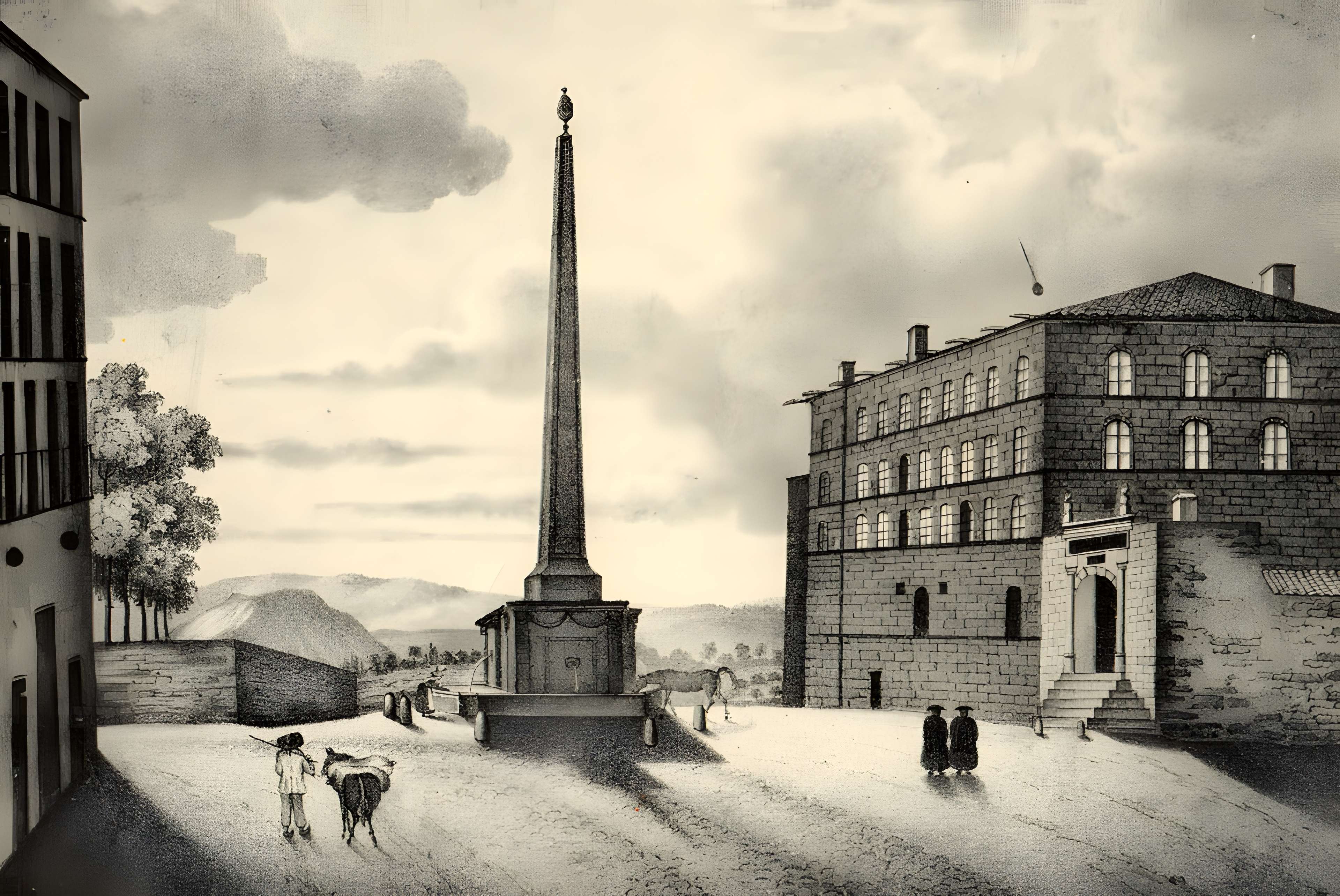 Fontaine de la Pyramide à Clermont-Ferrand