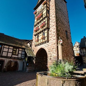 Fontaine de la Sinne à Riquewihr
