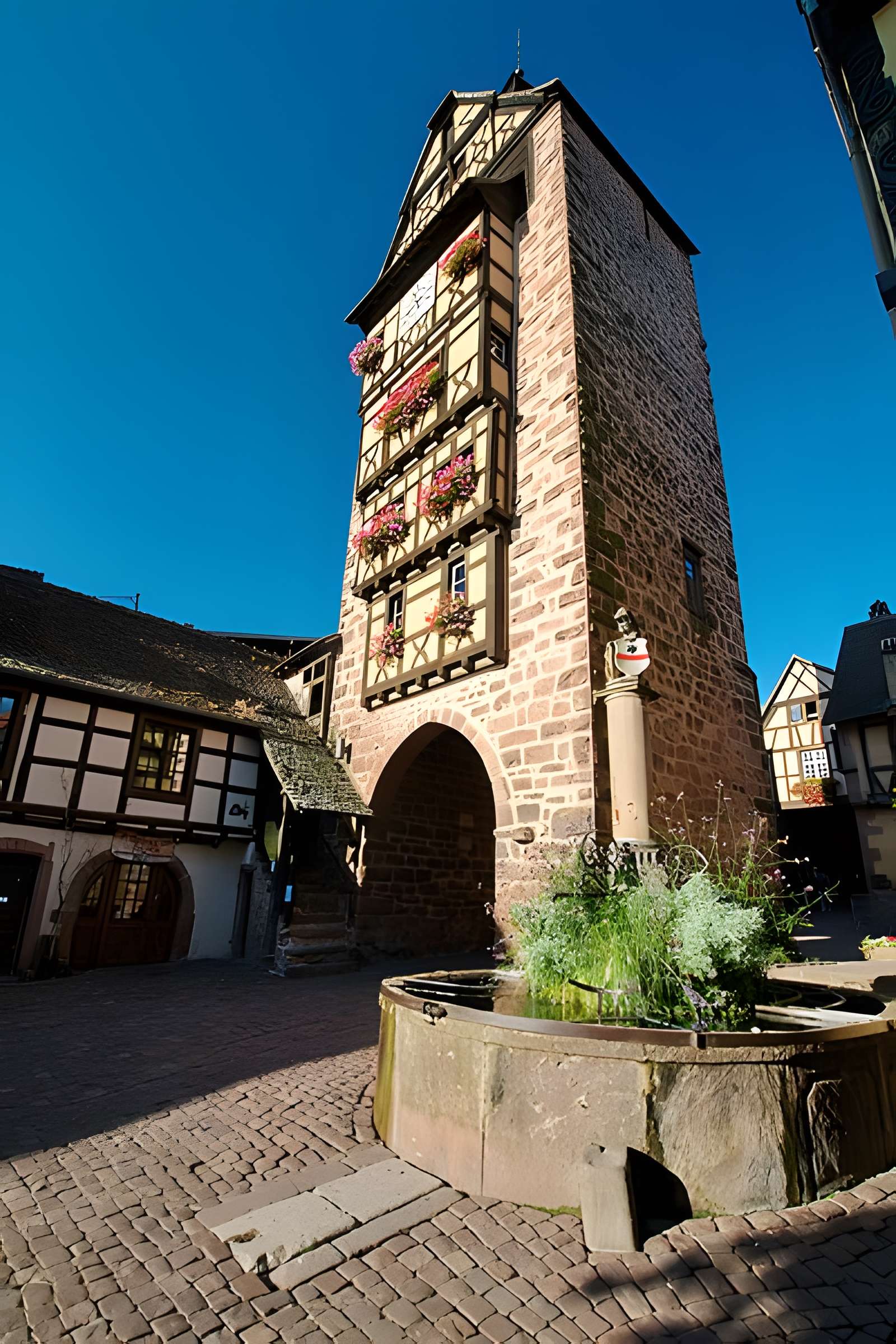 Fontaine de la Sinne à Riquewihr