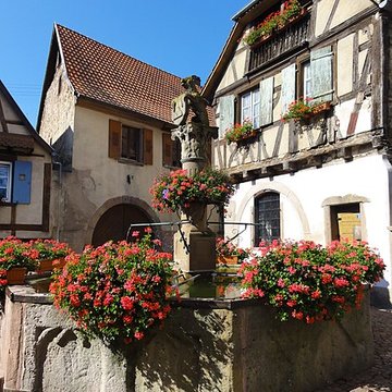 Fontaine de lOurs à Heiligenstein