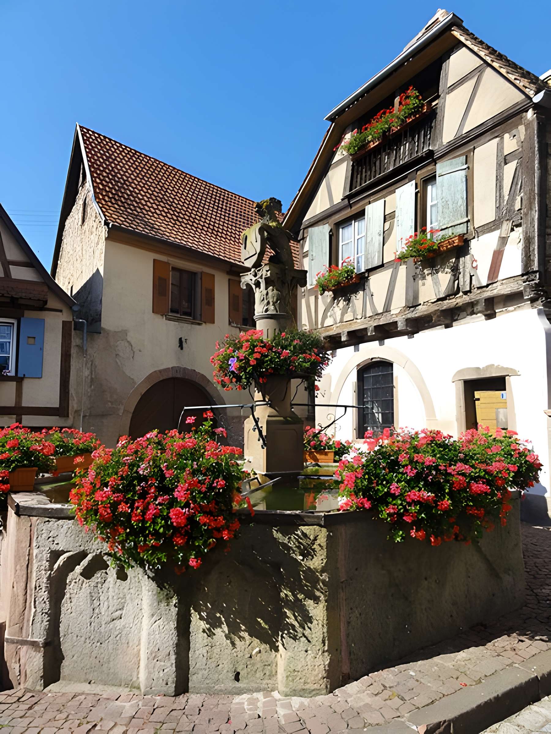 Fontaine de l'Ours à Heiligenstein