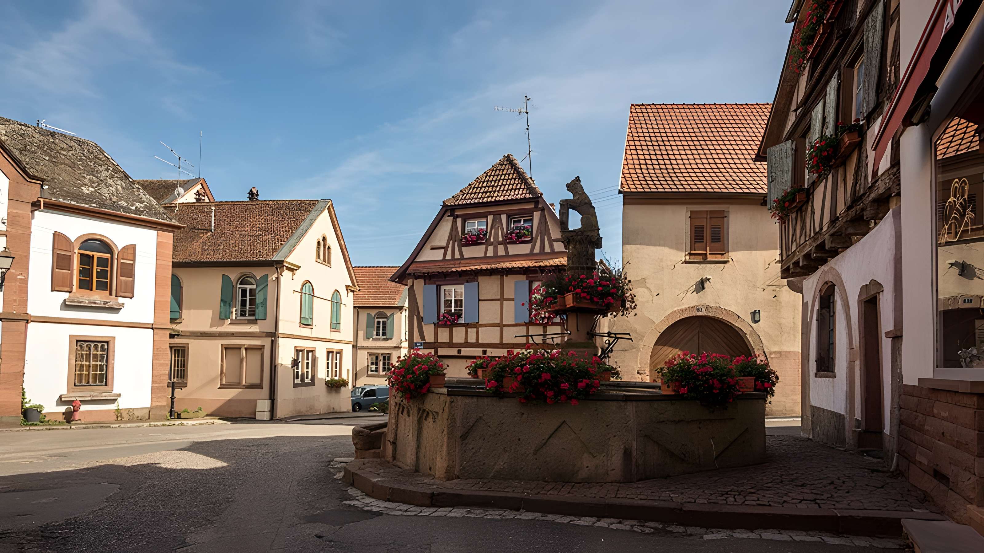 Fontaine de l'Ours à Heiligenstein
