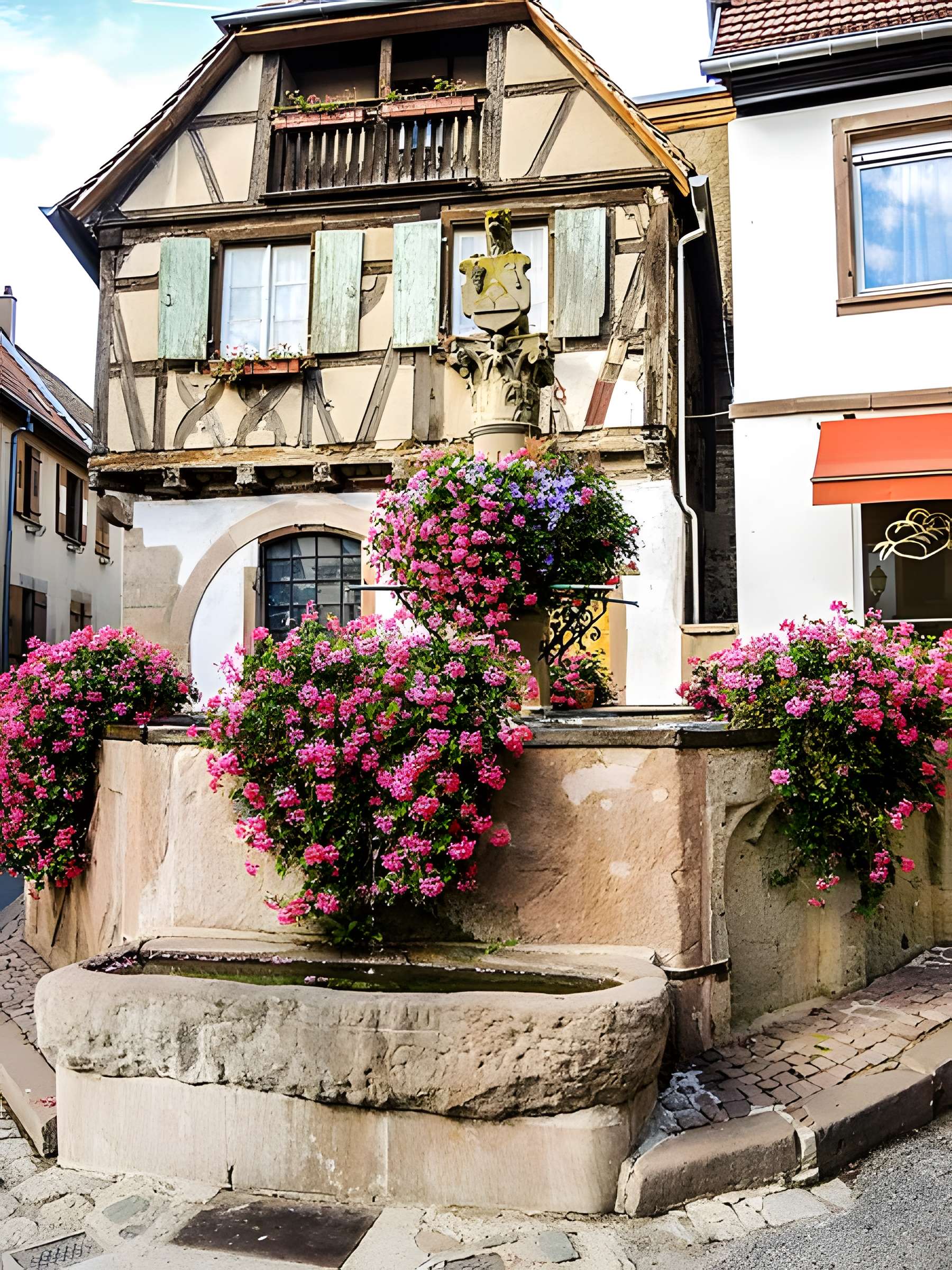 Fontaine de l'Ours à Heiligenstein