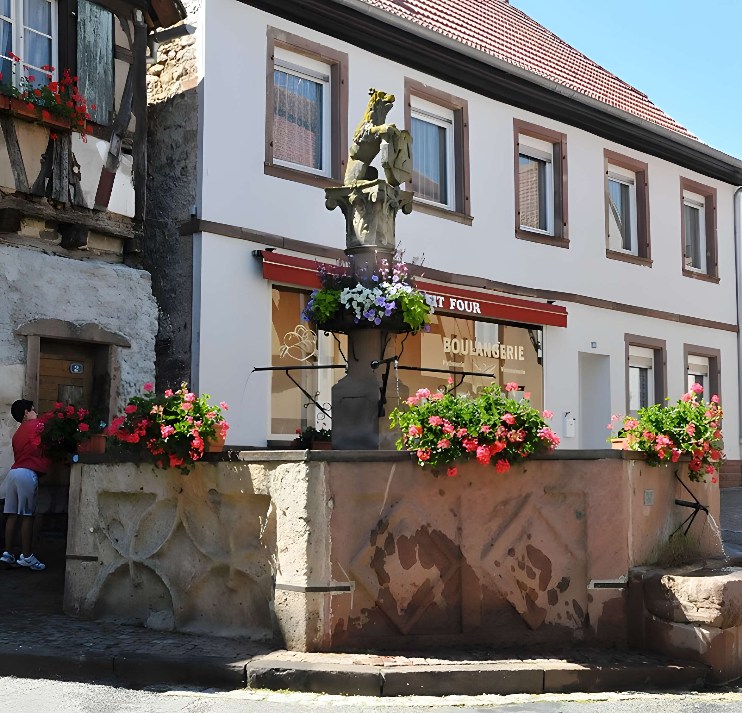 Fontaine de l'Ours à Heiligenstein