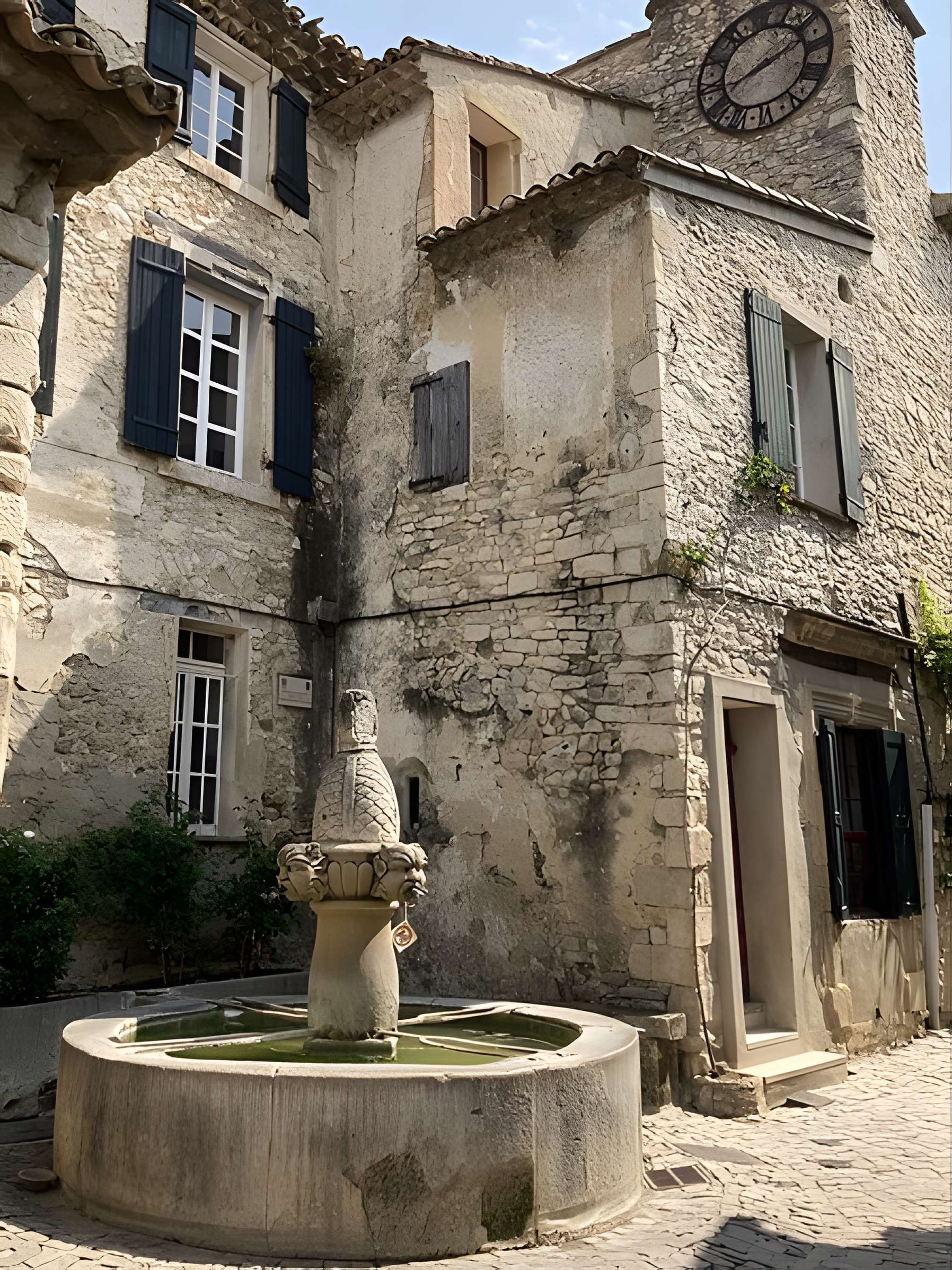 Fontaine des Mascarons de Séguret